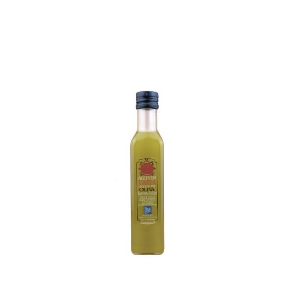 botella de cristal de aceite de oliva virgen extra (AOVE) 250ml