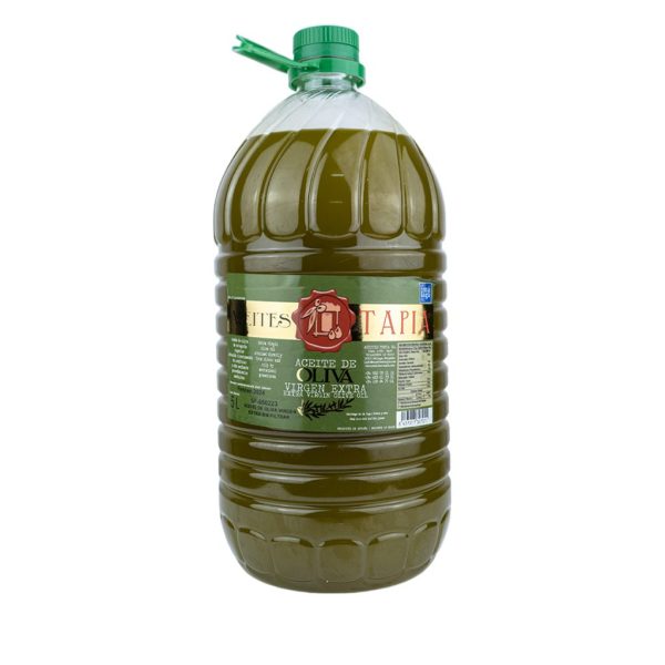 botella de aceite de oliva virgen extra AOVE 5L