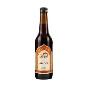 botella de cerveza artesanal amber tostada 33cl