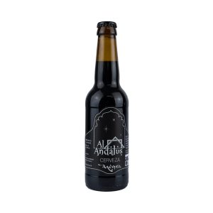 botella de cerveza artesanal negra 33cl
