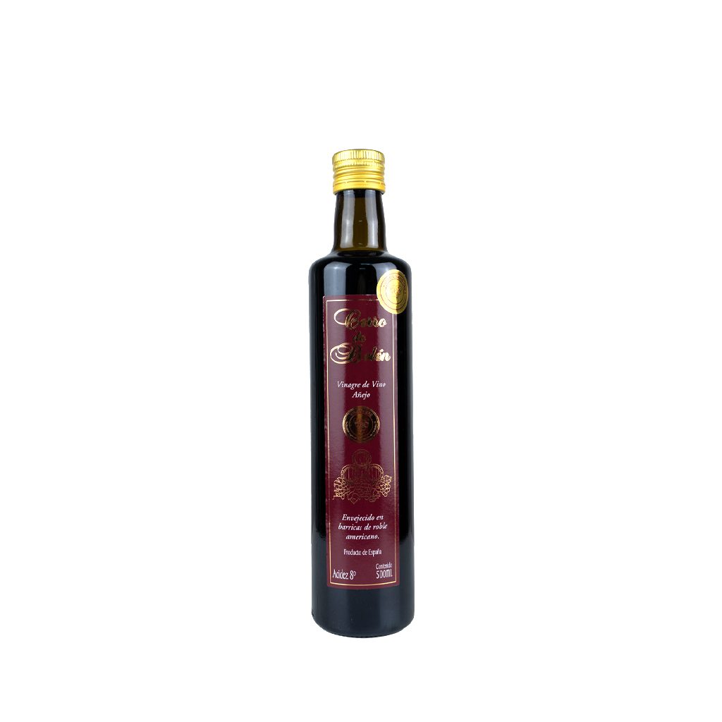 Botella de cristal de vinagre de vino añejo de 500ml