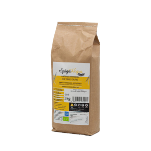 Paquete de harina integral ecológica de trigo duro