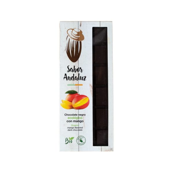 tableta de chocolate negro ecológico con mango