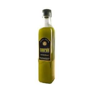 Aceite de oliva virgen extra Emerald de gran calidad, natural y de aceituna verde