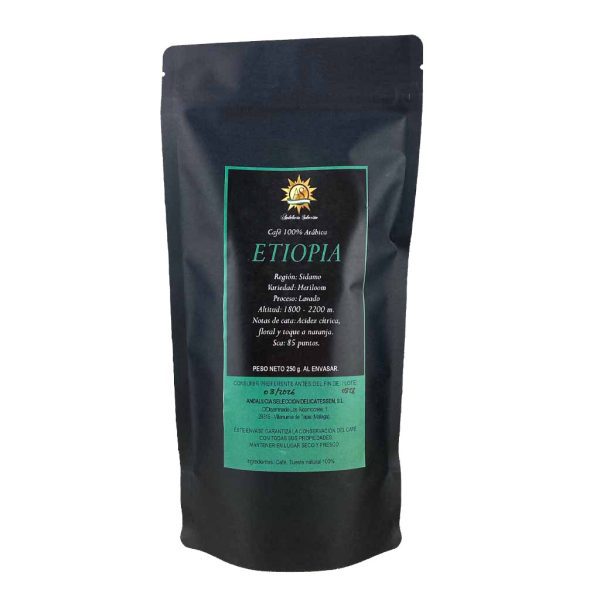 Café de especialidad 100% arábica Etiopia
