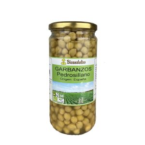garbanzos ecológicos en conserva de bioandalus