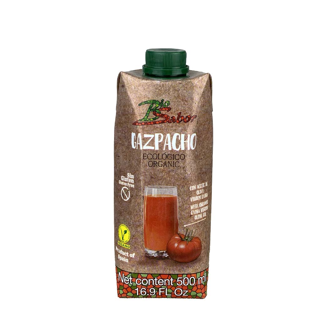 gazpacho ecológico sin gluten de bio sabor